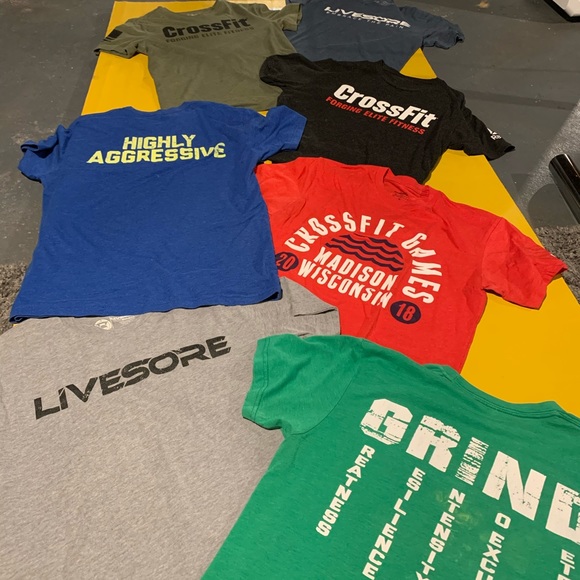 Crossfit lot - 7 shirts all size small - Picture 1 of 9